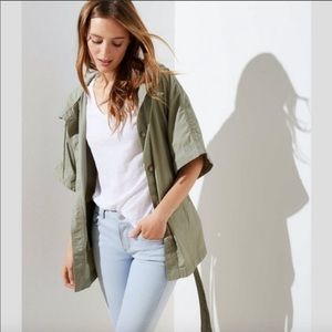 New LOFT Utility poncho jacket size XS